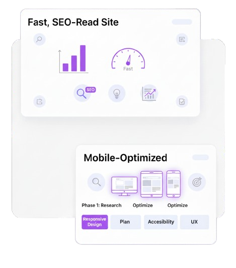 Fast, SEO-Ready, Mobile-Optimized Sites